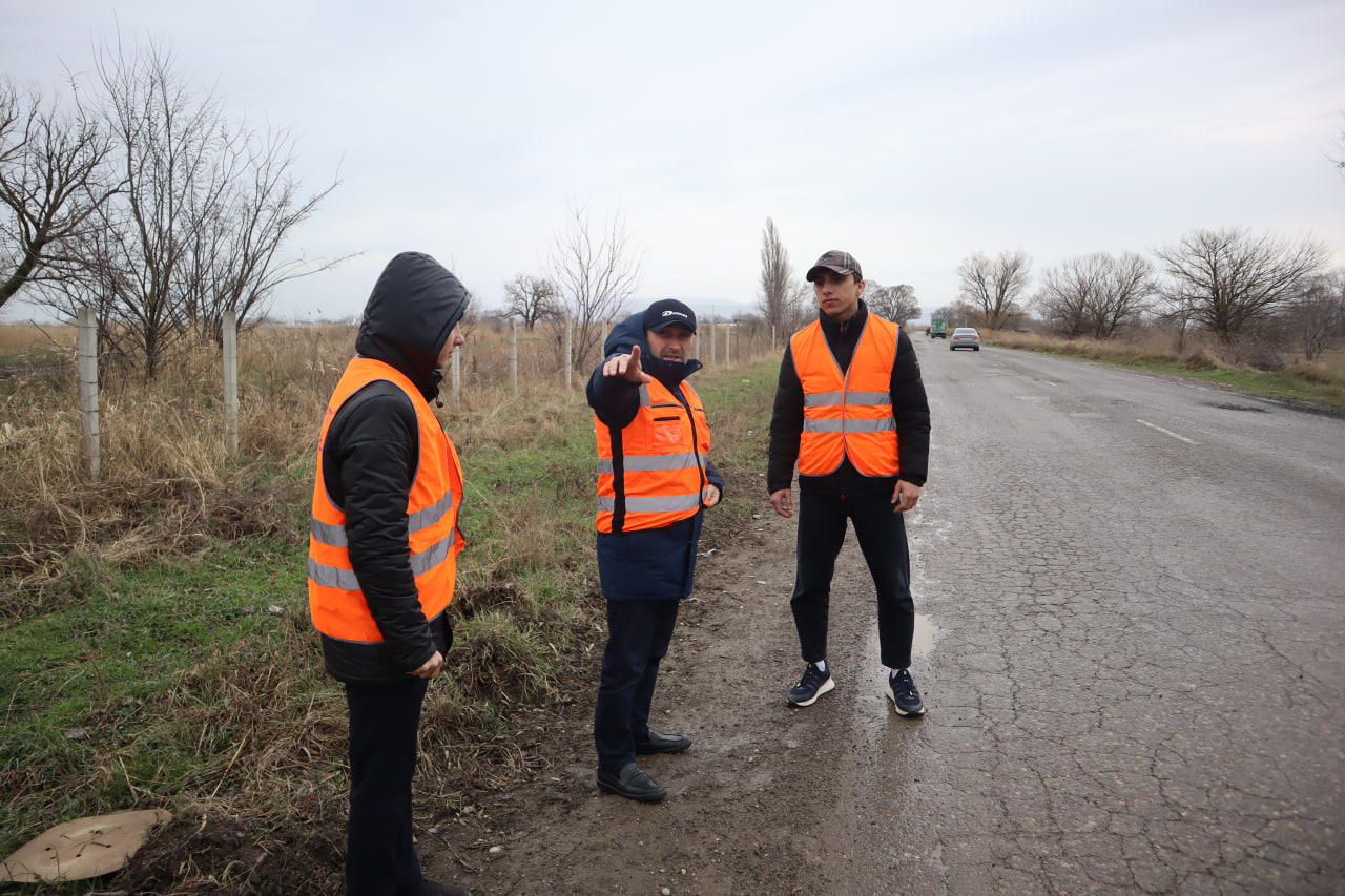 Студенты АДК ознакомились с ремонтом трассы Кизилюрт – Костек